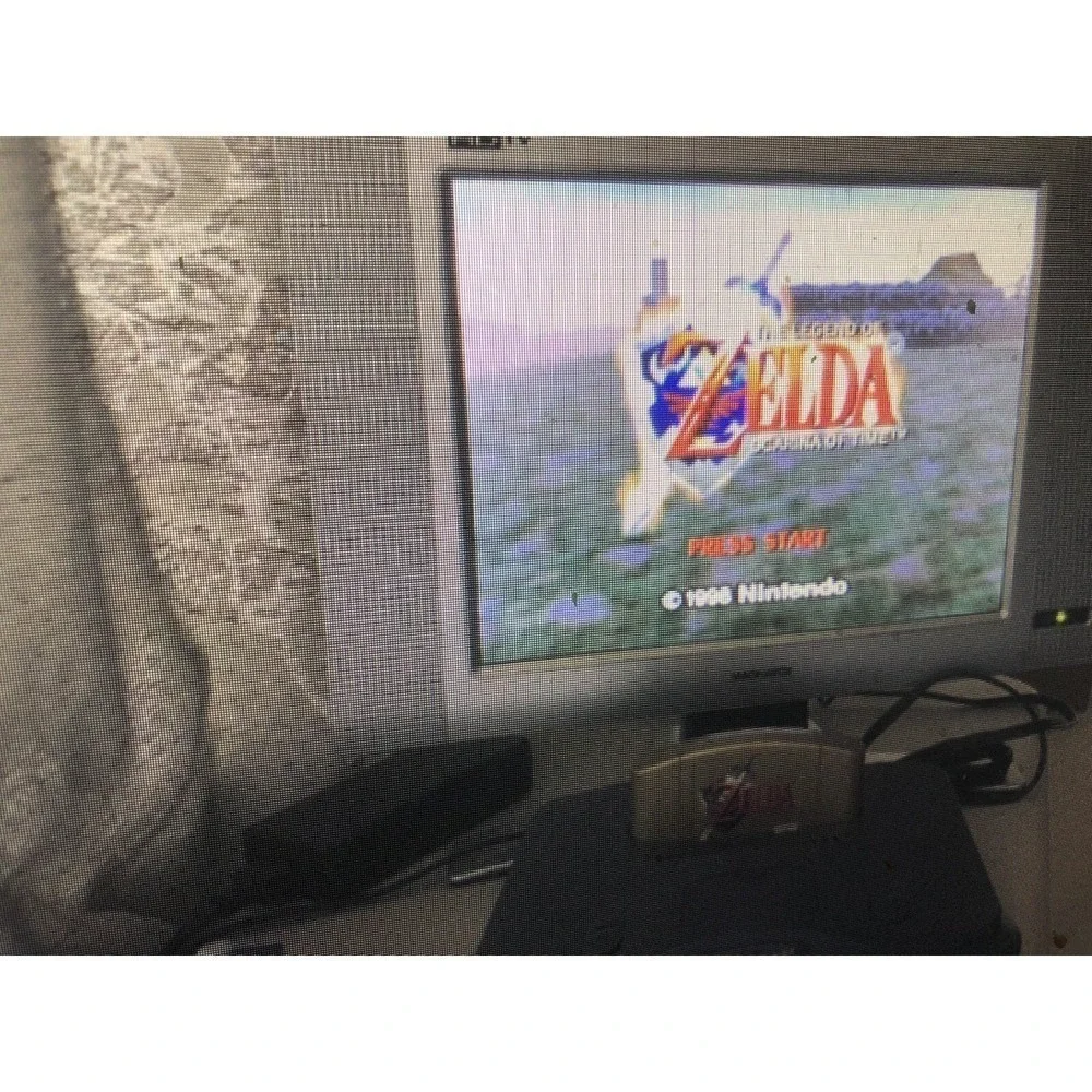 Nintendo 64, N64 System / Console Bundle + Cables + 2 Controller + Zelda Ocarina